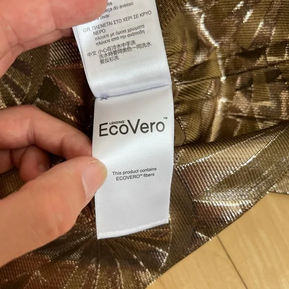 Scotch and Soda Wrap Top Gold Balloon Sleeve - Picture 11 of 11